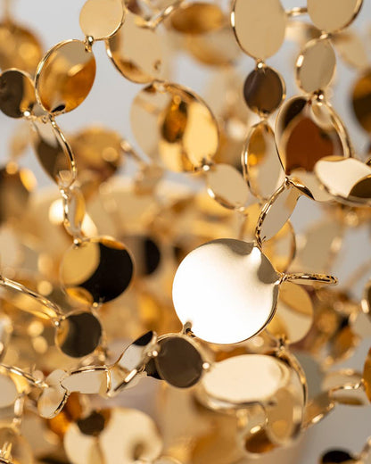 WOMO Unique Gold Leaf Wall Sconce-WM6155