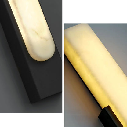 WOMO Rectangular Alabaster Wall Sconce -WM6160