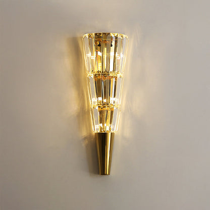 WOMO Cone Crystal Wall Sconce -WM6163