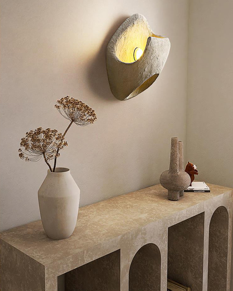 WOMO Wabi Sabi Concrete Wall Sconce -WM6166