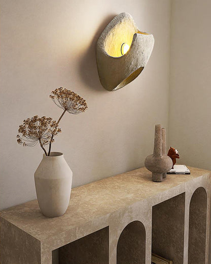WOMO Wabi Sabi Concrete Wall Sconce -WM6166