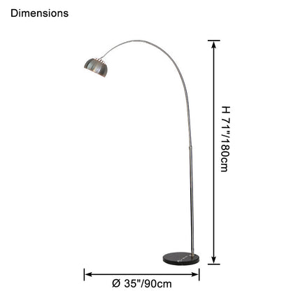 WOMO Arc Dome Tall Floor Lamp-WM7099