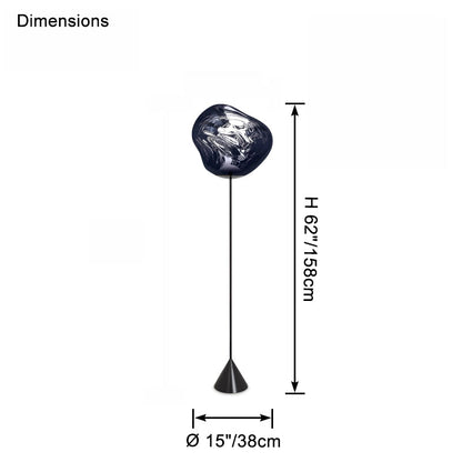 WOMO Melt Lava Floor Lamp-WM7113